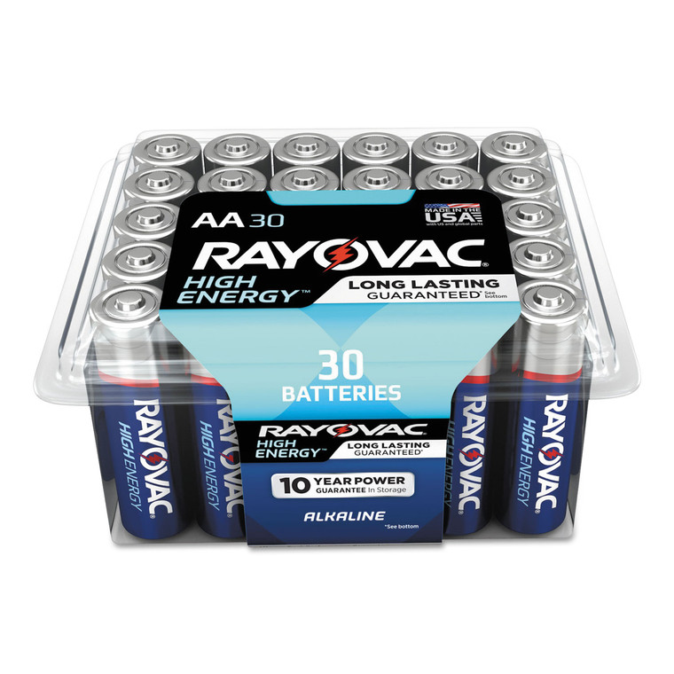 Alkaline Aa Batteries, 30/pack - RAY81530PPK