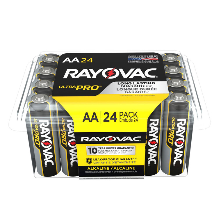 Ultra Pro Alkaline Aa Batteries, 24/pack - RAYALAA24PPJ