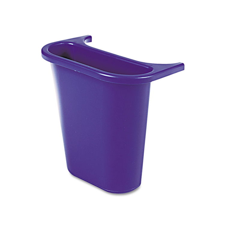 Wastebasket Recycling Side Bin, Attaches Inside Or Outside, 4.75 Qt, Blue - RCP295073BE