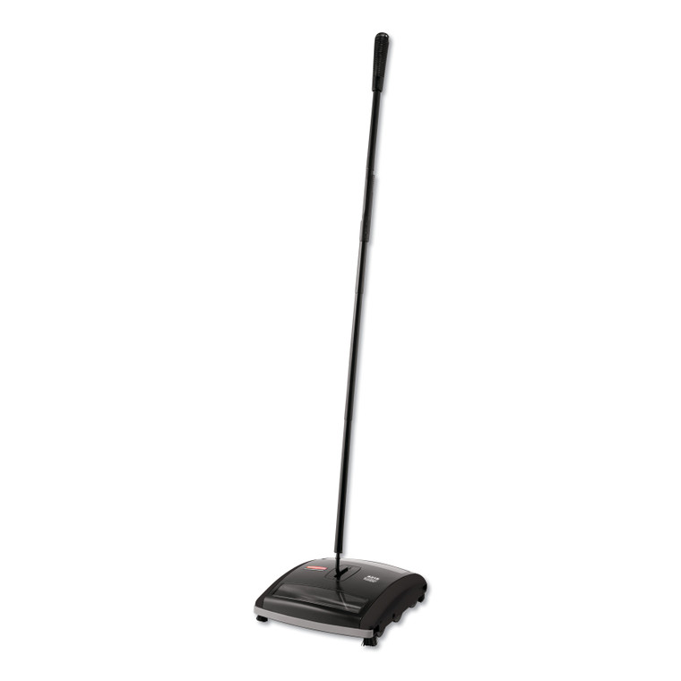 Brushless Mechanical Sweeper, 44" Handle, Black/yellow - RCP421588BLA