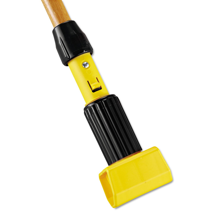 Gripper Hardwood Mop Handle, 1 1/8 Dia X 60, Natural/yellow - RCPH216