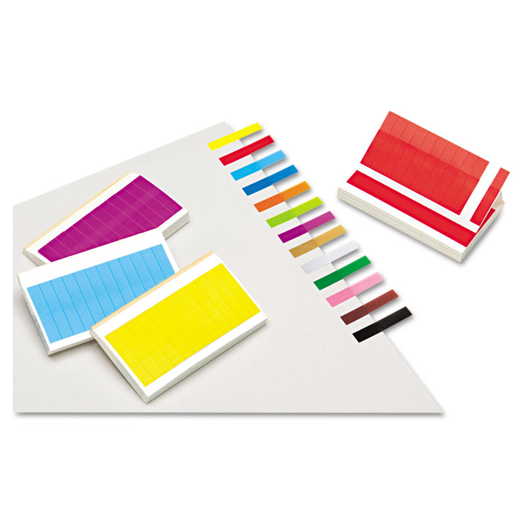 Removable/reusable Page Flags, 13 Assorted Colors, 240 Flags/pack - RTG20202