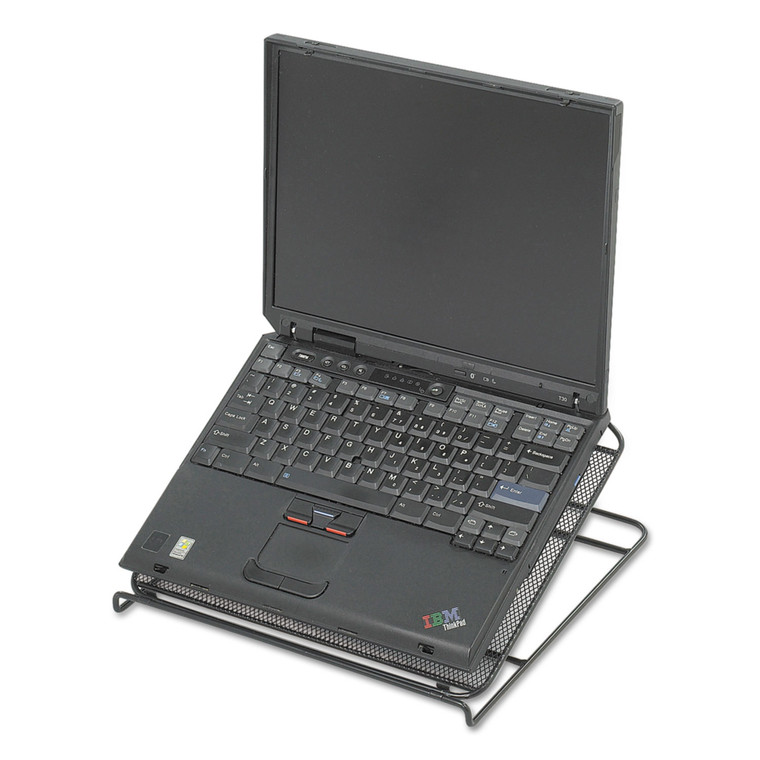 Onyx Mesh Laptop Stand, 12.25" X 12.25" X 2", Black - SAF2161BL