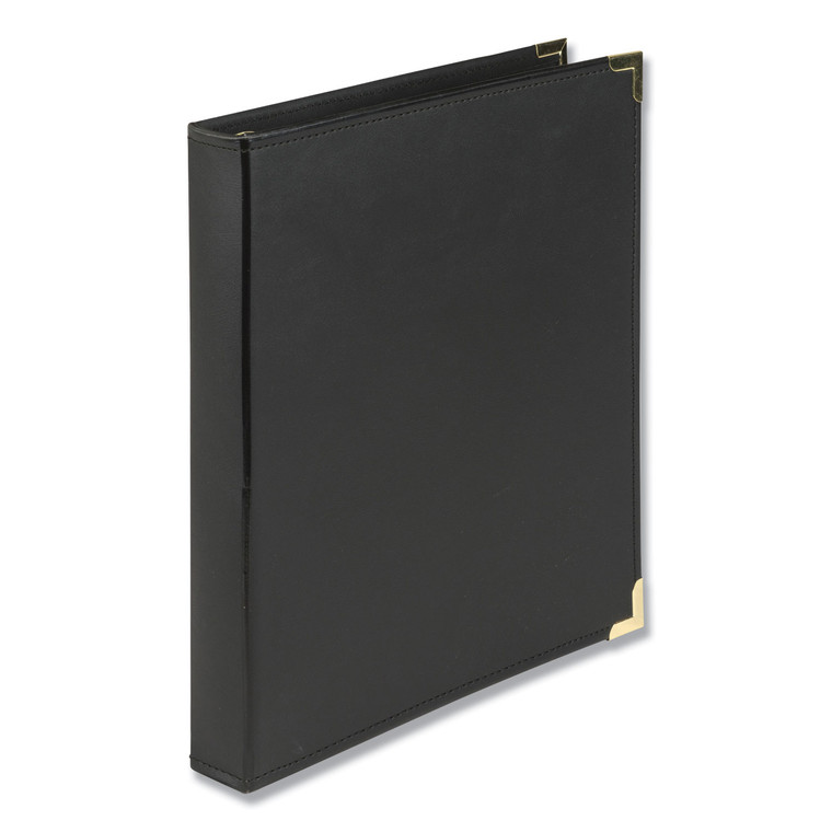 Classic Collection Ring Binder, 3 Rings, 1" Capacity, 11 X 8.5, Black - SAM15130