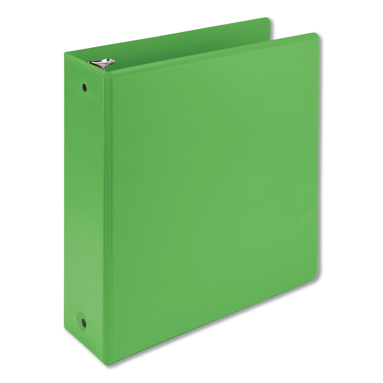 Earth's Choice Biobased Economy Round Ring View Binders, 3 Rings, 3" Capacity, 11 X 8.5, Lime - SAM17385