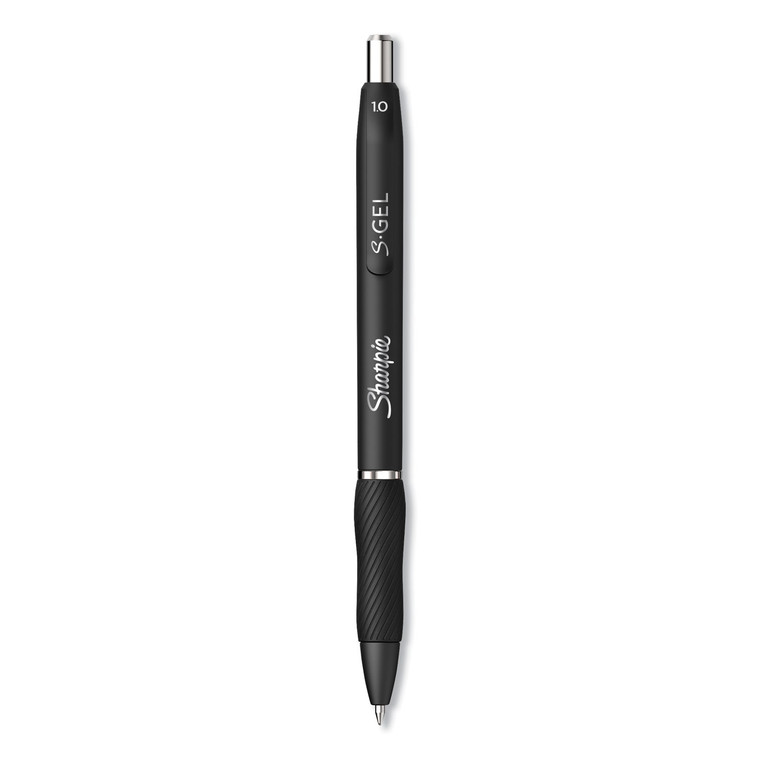 S-Gel High-Performance Gel Pen, Retractable, Bold 1 Mm, Black Ink, Black Barrel, 36/pack - SAN2096181