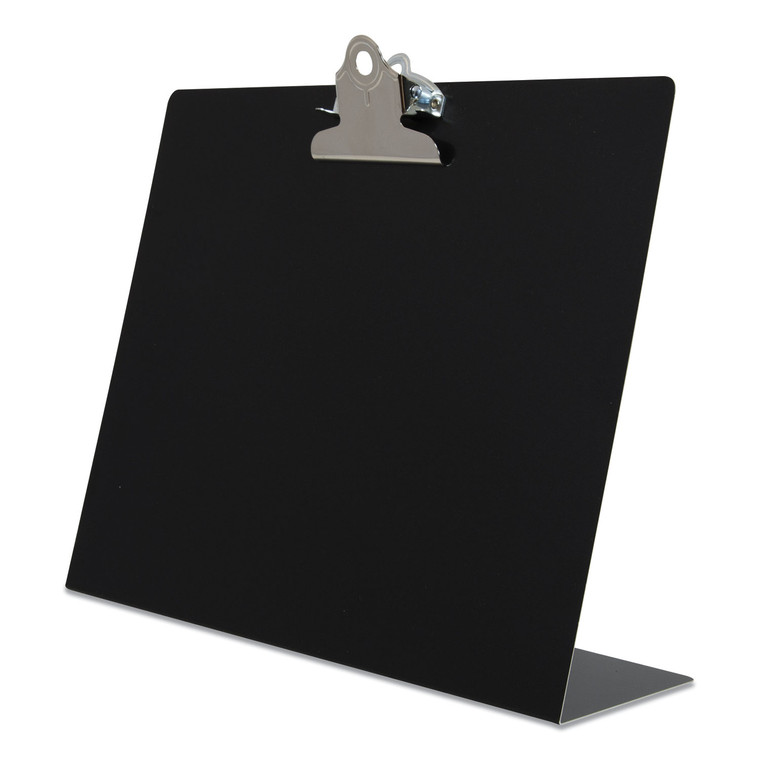 Free Standing Clipboard, Landscape, 1" Clip Capacity, 11 X 8.5 Sheets, Black - SAU22527