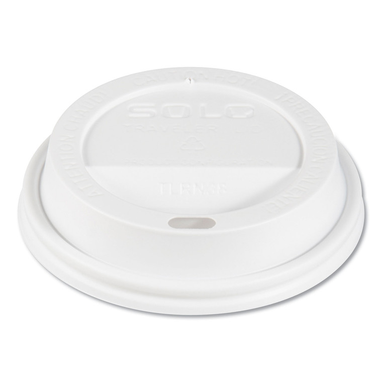 Traveler Cappuccino Style Dome Lid, Fits 10 Oz Cups, White, 100/pack, 10 Packs/carton - SCCTL31R2