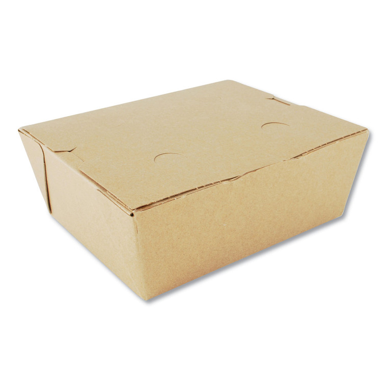 Champpak Retro Carryout Boxes #8, 6 X 4.75 X 2.5, Kraft, 300/carton - SCH0738