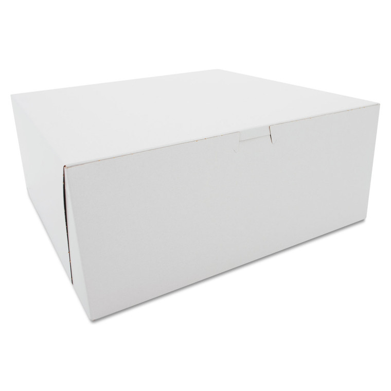 Tuck-Top Bakery Boxes, 12 X 12 X 5, White, 100/carton - SCH0987