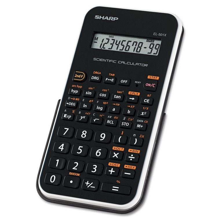 El-501xbwh Scientific Calculator, 10-Digit Lcd - SHREL501X2BWH