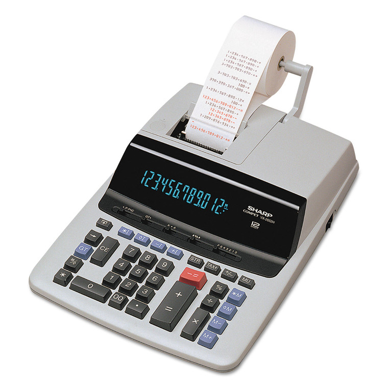 Vx2652h Two-Color Printing Calculator, Black/red Print, 4.8 Lines/sec - SHRVX2652H