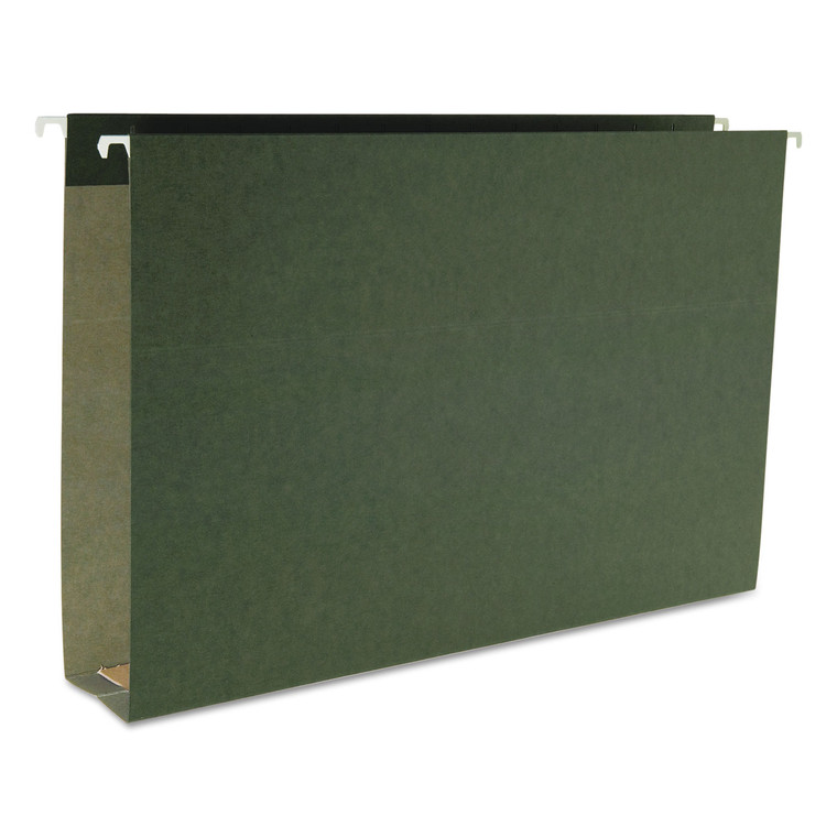 Box Bottom Hanging File Folders, Legal Size, Standard Green, 25/box - SMD64359