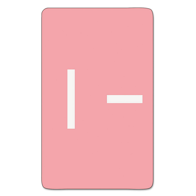 Alphaz Color-Coded Second Letter Alphabetical Labels, I, 1 X 1.63, Pink, 10/sheet, 10 Sheets/pack - SMD67179