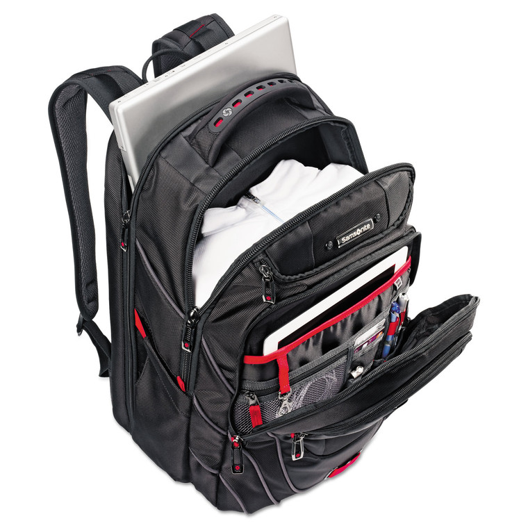 Tectonic Pft Backpack, 13 X 9 X 19, Black/red - SML515311073