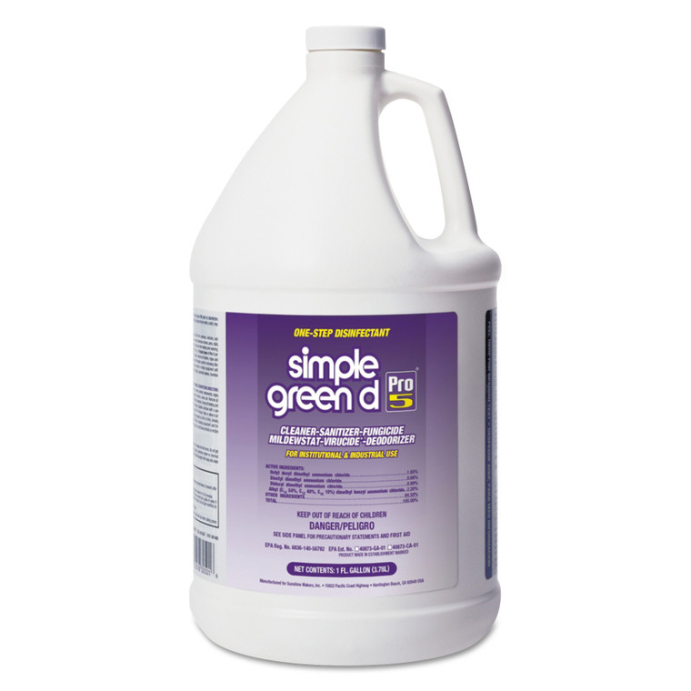 D Pro 5 Disinfectant, 1 Gal Bottle - SMP30501