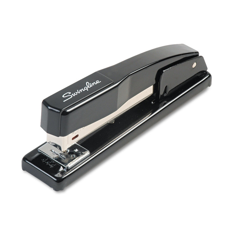 Commercial Full Strip Desk Stapler, 20-Sheet Capacity, Black - SWI44401S
