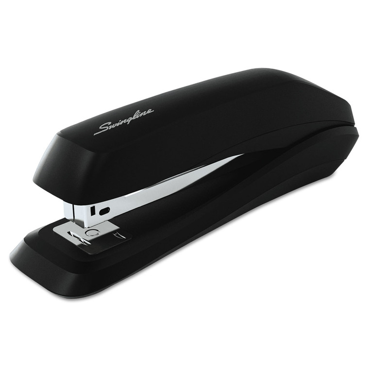 Standard Full Strip Desk Stapler, 15-Sheet Capacity, Black - SWI54501