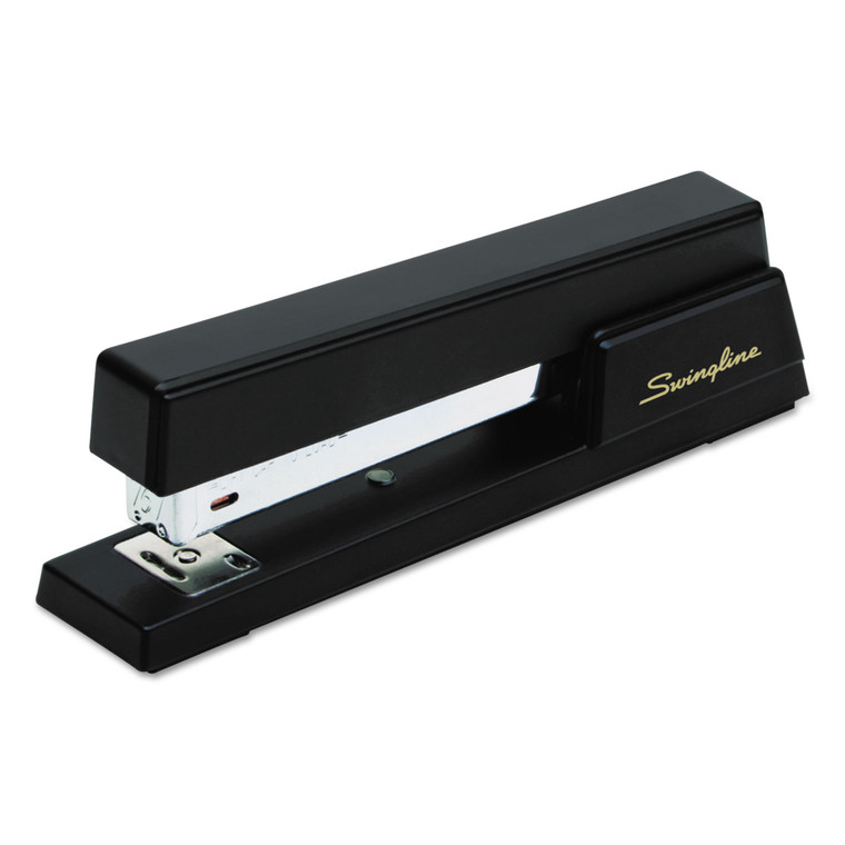Premium Commercial Full Strip Stapler, 20-Sheet Capacity, Black - SWI76701