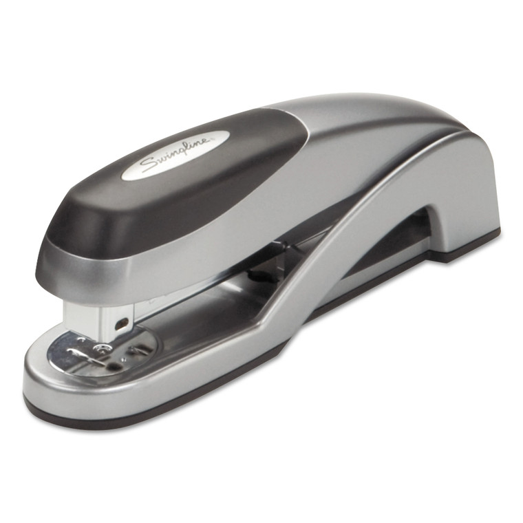 Optima Full Strip Desk Stapler, 25-Sheet Capacity, Silver - SWI87801