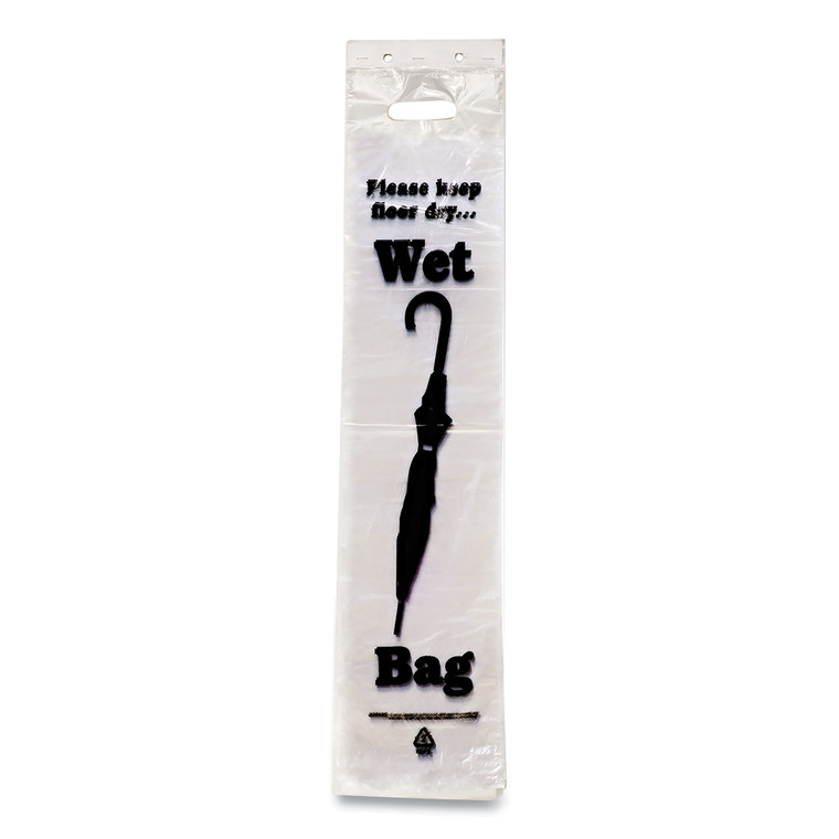 Wet Umbrella Bags, 7" X 31", Clear, 1,000/box - TCO57010