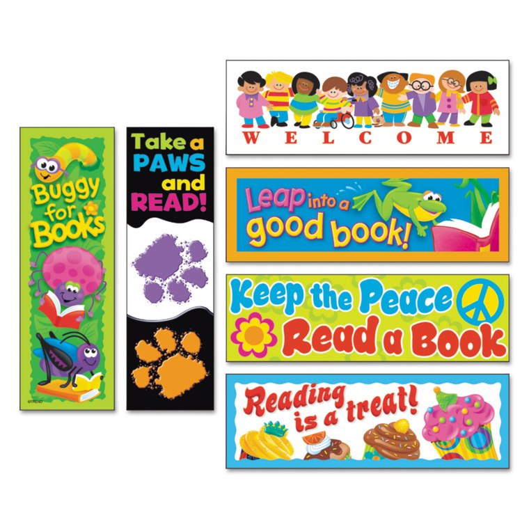 Bookmark Combo Packs, Celebrate Reading Variety #1, 2 X 6, 216/pack - TEPT12906
