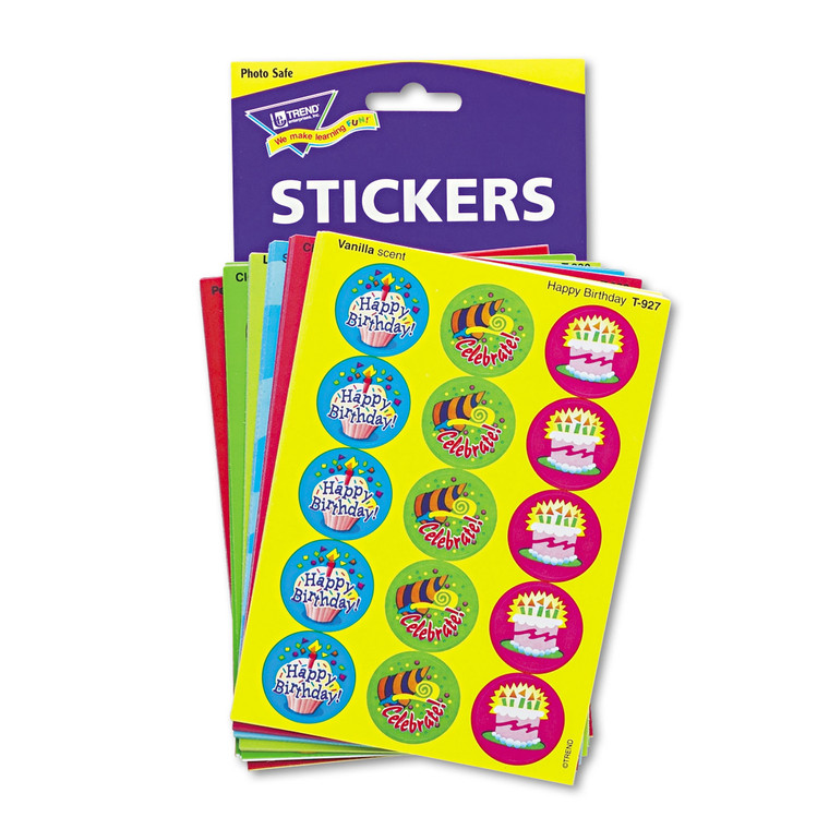 Stinky Stickers Variety Pack, Holidays And Seasons, Assorted Colors, 435/pack - TEPT580