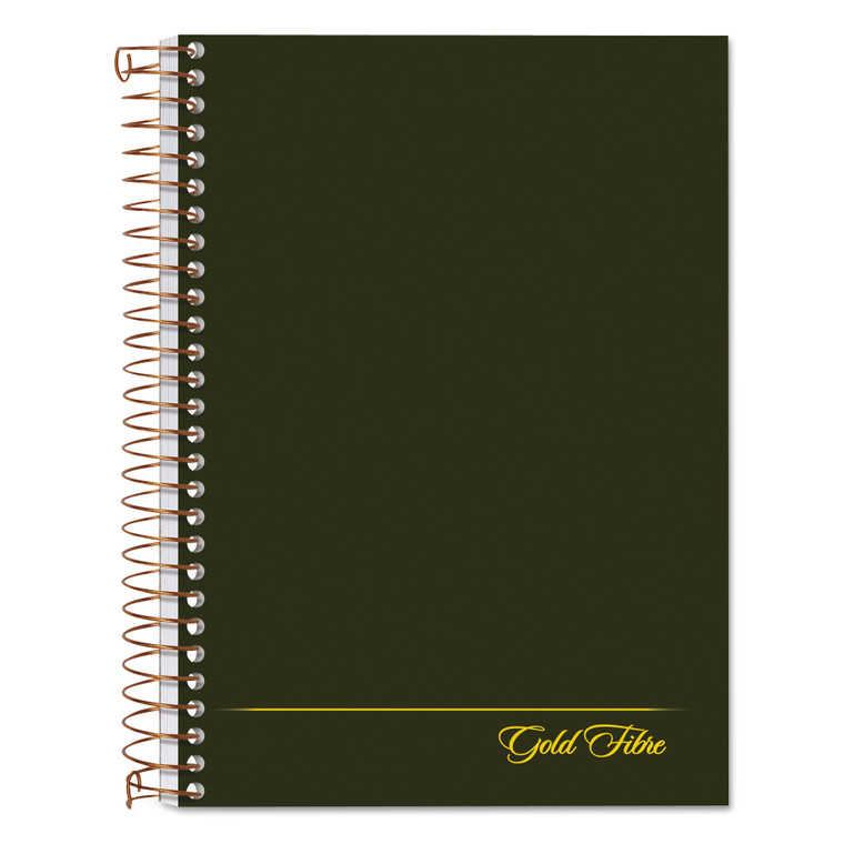 Gold Fibre Personal Notebooks, 1 Subject, Medium/college Rule, Classic Green Cover, 7 X 5, 100 Sheets - TOP20801