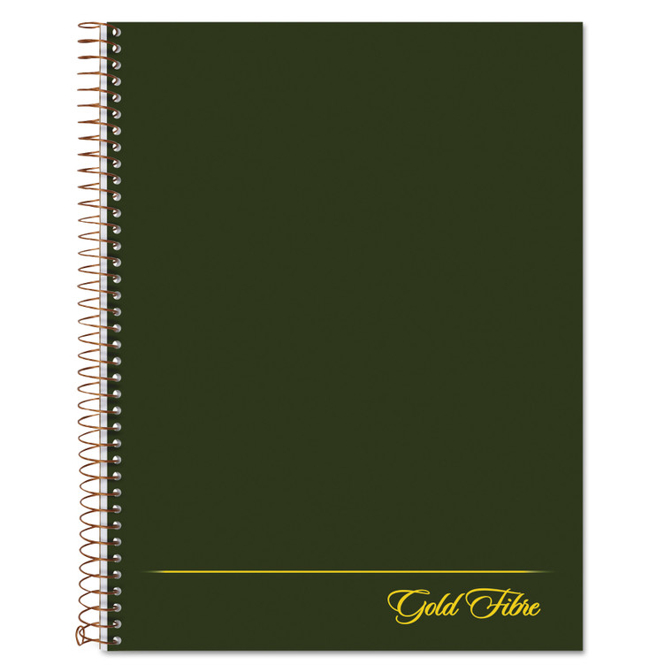 Gold Fibre Wirebound Project Notes Book, 1 Subject, Project-Management Format, Green Cover, 9.5 X 7.25, 84 Sheets - TOP20816