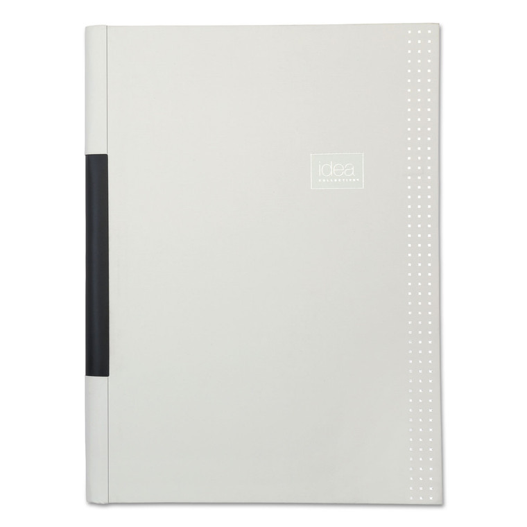 Idea Collective Professional Casebound Hardcover Notebook, 1 Subject, Medium/college Rule, White Cover, 11 X 8, 80 Sheets - TOP56892