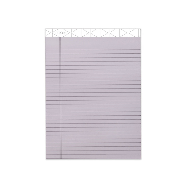Prism + Colored Writing Pads, Wide/legal Rule, 50 Pastel Orchid 8.5 X 11.75 Sheets, 12/pack - TOP63140