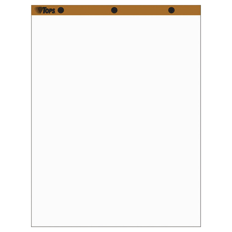 Easel Pads, Unruled, 50 White 27 X 34 Sheets, 2/carton - TOP7903