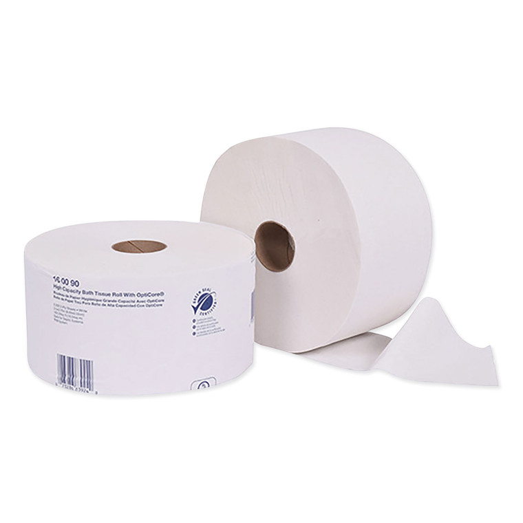 Universal High Capacity Bath Tissuel W/opticore, Septic Safe, 2-Ply, White, 2000/roll, 12/carton - TRK160090