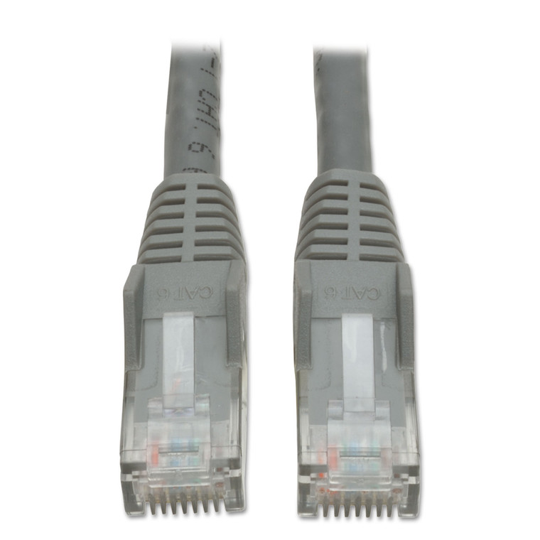 Cat6 Gigabit Snagless Molded Patch Cable, Rj45 (m/m), 10 Ft., Gray - TRPN201010GY