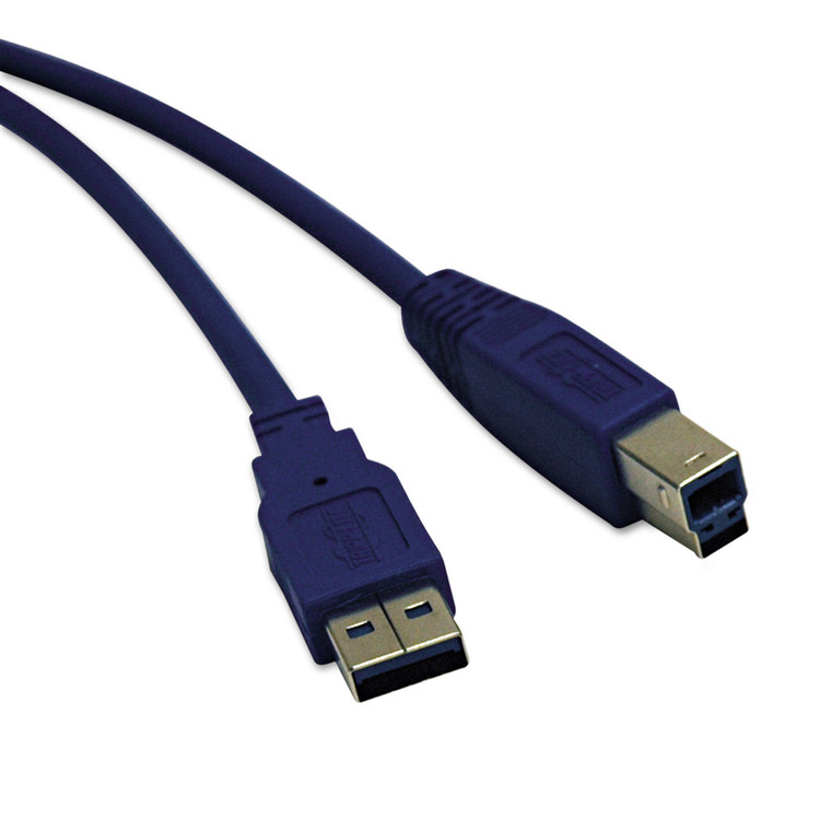 Usb 3.0 Superspeed Device Cable (a-B M/m), 15 Ft., Blue - TRPU322015