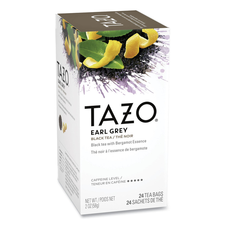 Tea Bags, Earl Grey, 2 Oz, 24/box - TZO149899