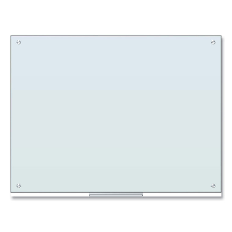 Glass Dry Erase Board, 48 X 36, White Surface - UBR121U0001