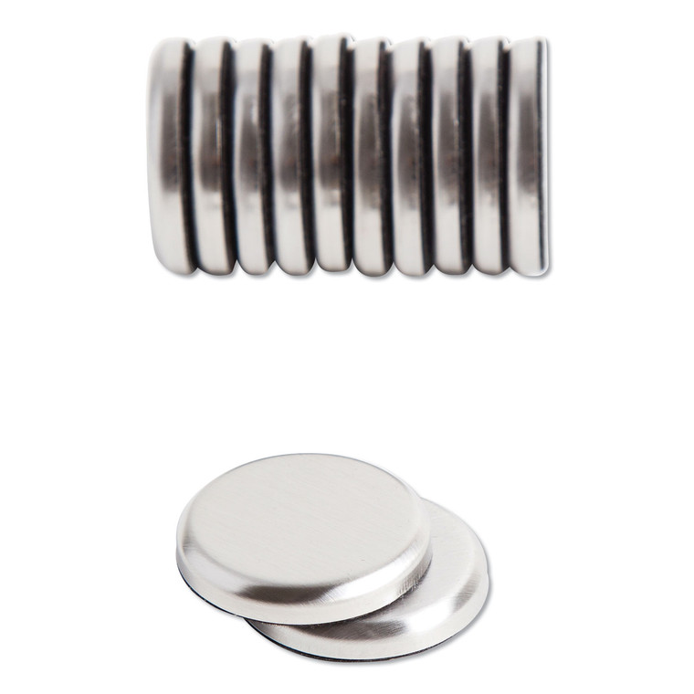 High Energy Magnets, Circle, Silver, 1.25" Dia, 12/pack - UBR2911U0012