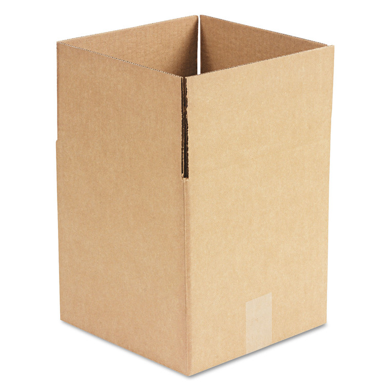 Cubed Fixed-Depth Shipping Boxes, Regular Slotted Container (rsc), 10" X 10" X 10", Brown Kraft, 25/bundle - UFS101010