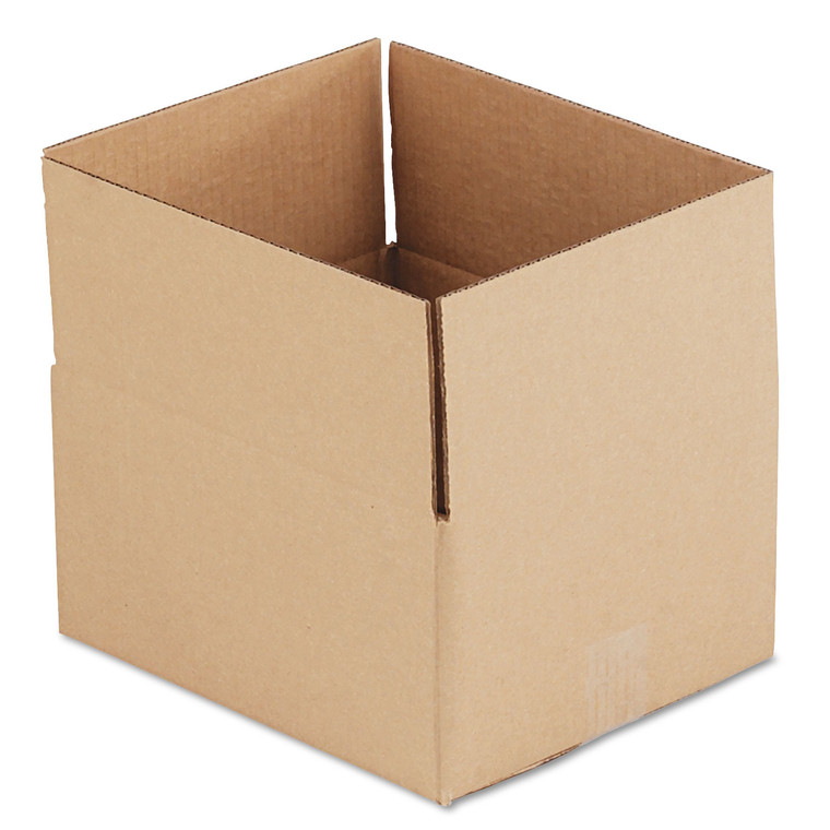 Fixed-Depth Shipping Boxes, Regular Slotted Container (rsc), 12" X 10" X 6", Brown Kraft, 25/bundle - UFS12106