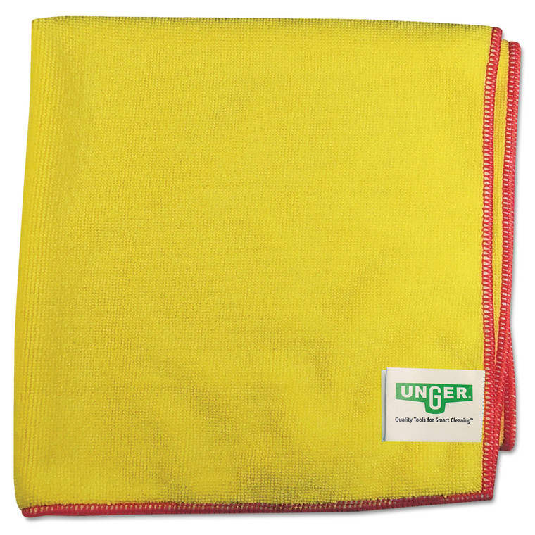 Smartcolor Microwipes 4000, Heavy-Duty, 16 X 15, Yellow/red, 10/case - UNGMF40Y