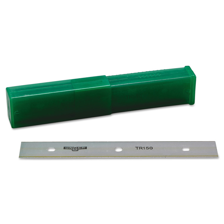 Ergotec Glass Scraper Replacement Blades, 6" Double-Edge, 25/pack - UNGTR15
