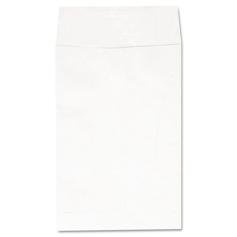 Deluxe Tyvek Envelopes, #1, Square Flap, Self-Adhesive Closure, 6 X 9, White, 100/box - UNV19005