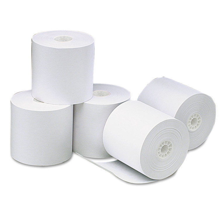 Direct Thermal Printing Paper Rolls, 3.13" X 273 Ft, White, 50/carton - UNV35764