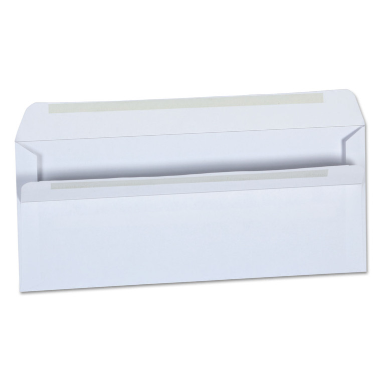 Self-Seal Business Envelope, #10, Square Flap, Self-Adhesive Closure, 4.13 X 9.5, White, 500/box - UNV36100