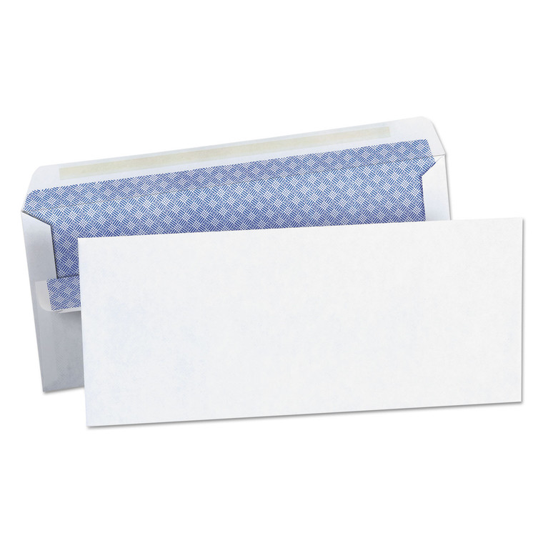 Self-Seal Business Envelope, #10, Square Flap, Self-Adhesive Closure, 4.13 X 9.5, White, 500/box - UNV36101