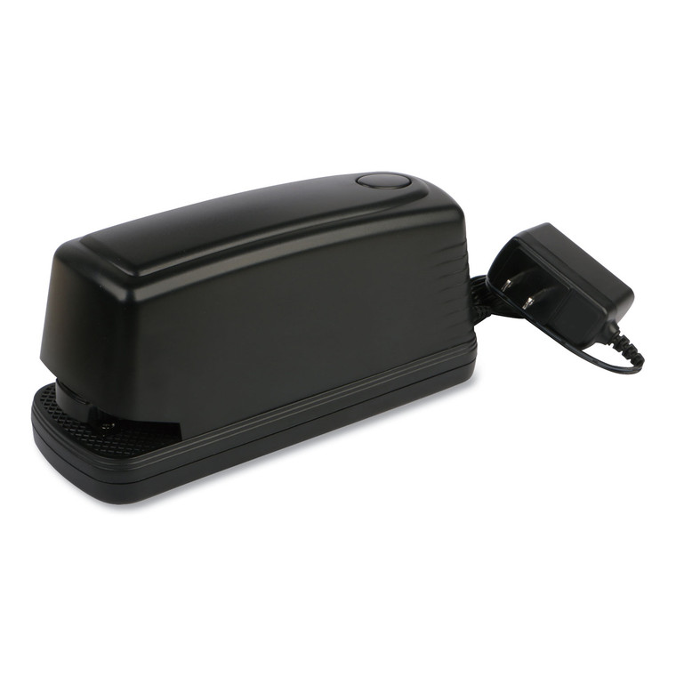 Electric Stapler With Staple Channel Release Button, 30-Sheet Capacity, Black - UNV43122