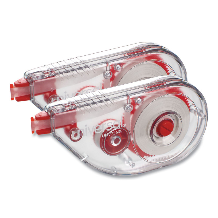 Side-Application Correction Tape, 1/5" X 393", 2/pack - UNV75609