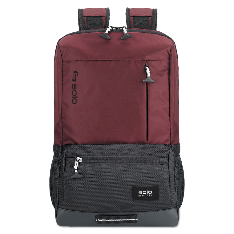 Draft Backpack, 6.25" X 18.12" X 18.12", Nylon, Burgundy - USLVAR70160