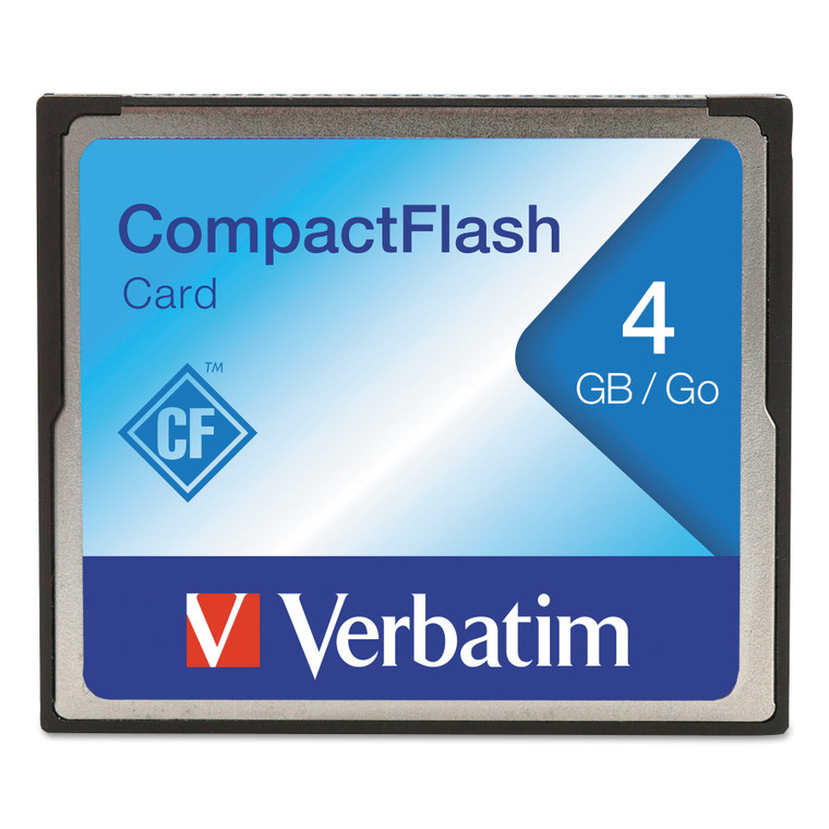 Compactflash Memory Card, 4 Gb, Class 4 - VER95188